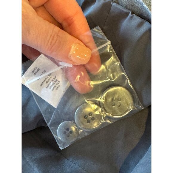 Talbots Blazer Women 2 Gray Wool Blend Single Breasted One Button Close Kate Fit - Picture 12 of 12